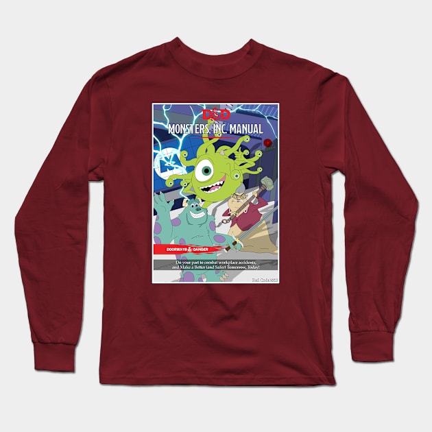 Monsters, Inc. Manual Long Sleeve T-Shirt by Florida Project